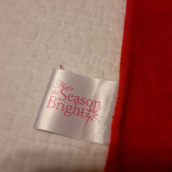 Christmas Hand Towel Candles Fringed - Picture 5 of 5